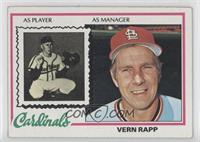 Vern Rapp [Good to VG‑EX]