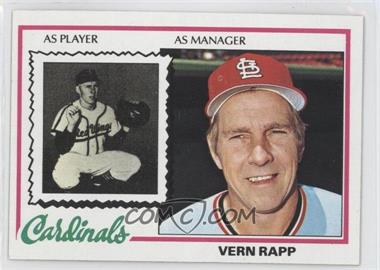 1978 Topps - [Base] #324 - Vern Rapp