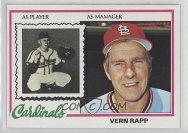1978 Topps - [Base] #324 - Vern Rapp