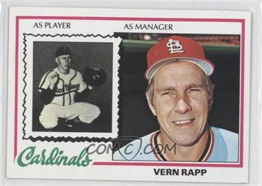 1978 Topps - [Base] #324 - Vern Rapp