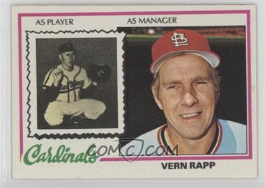 1978 Topps - [Base] #324 - Vern Rapp