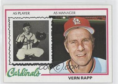 1978 Topps - [Base] #324 - Vern Rapp