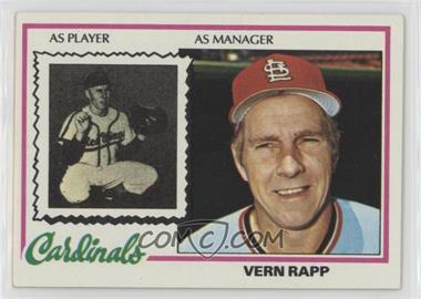 1978 Topps - [Base] #324 - Vern Rapp