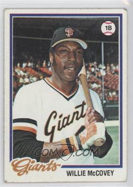 1978 Topps - [Base] #34 - Willie McCovey [Good to VG‑EX]