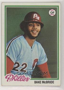 1978 Topps - [Base] #340 - Bake McBride [Good to VG‑EX]