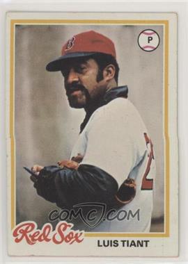 1978 Topps - [Base] #345 - Luis Tiant [Good to VG‑EX]