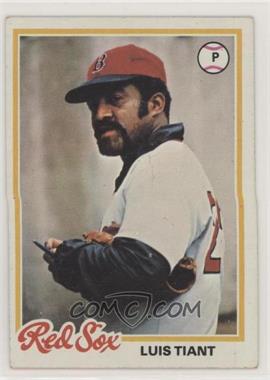 1978 Topps - [Base] #345 - Luis Tiant [Good to VG‑EX]