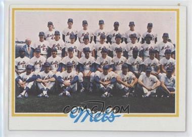 1978 Topps - [Base] #356 - Team Checklist - New York Mets Team