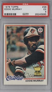 1978 Topps - [Base] #36 - Eddie Murray [PSA 5 EX]