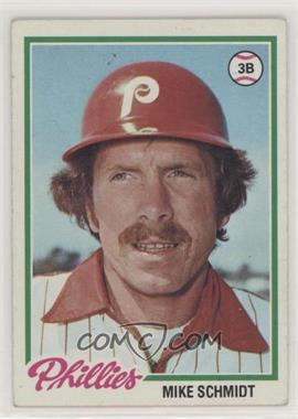 1978 Topps - [Base] #360 - Mike Schmidt