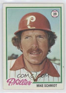 1978 Topps - [Base] #360 - Mike Schmidt