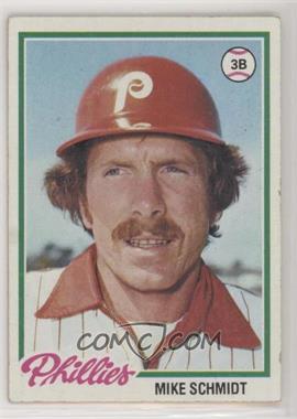 1978 Topps - [Base] #360 - Mike Schmidt