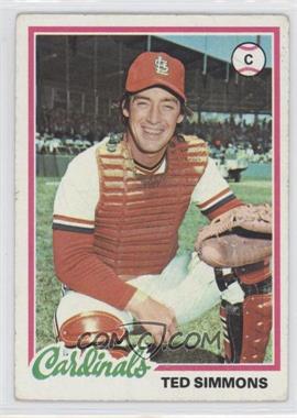 1978 Topps - [Base] #380 - Ted Simmons [Poor to Fair]