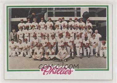 1978 Topps - [Base] #381 - Team Checklist - Philadelphia Phillies Team