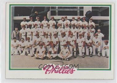 1978 Topps - [Base] #381 - Team Checklist - Philadelphia Phillies Team