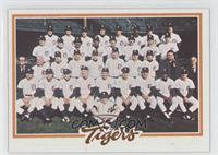 Team Checklist - Detroit Tigers Team