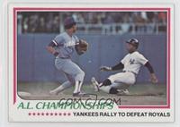 A.L. Championships - Yankees Rally to Defeat Royals [Good to VG‑…