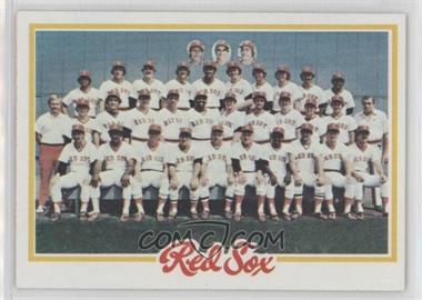 1978 Topps - [Base] #424 - Team Checklist - Boston Red Sox Team