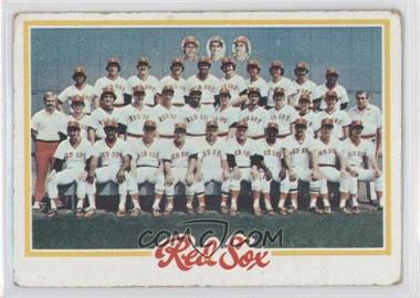 1978 Topps - [Base] #424 - Team Checklist - Boston Red Sox Team [Good to VG‑EX]