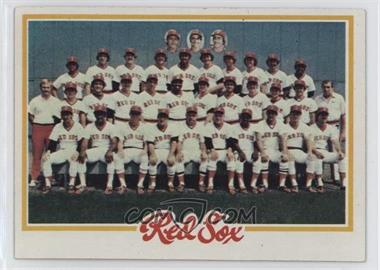 1978 Topps - [Base] #424 - Team Checklist - Boston Red Sox Team