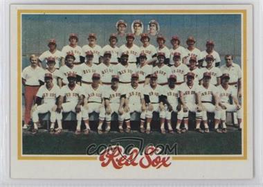 1978 Topps - [Base] #424 - Team Checklist - Boston Red Sox Team