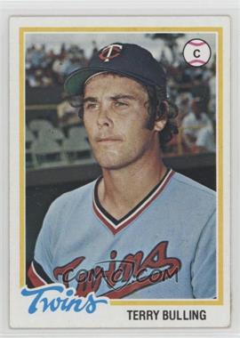 1978 Topps - [Base] #432 - Terry Bulling [Good to VG‑EX]