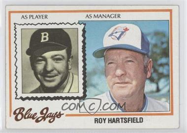 1978 Topps - [Base] #444 - Roy Hartsfield [Good to VG‑EX]