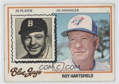 1978 Topps - [Base] #444 - Roy Hartsfield [Good to VG‑EX]