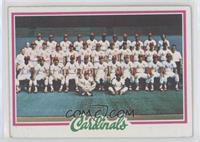 Team Checklist - St. Louis Cardinals Team