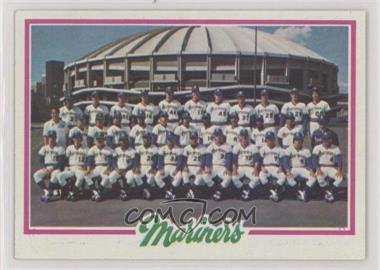 1978 Topps - [Base] #499 - Team Checklist - Seattle Mariners Team