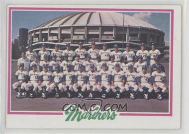 1978 Topps - [Base] #499 - Team Checklist - Seattle Mariners Team