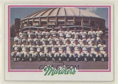 1978 Topps - [Base] #499 - Team Checklist - Seattle Mariners Team