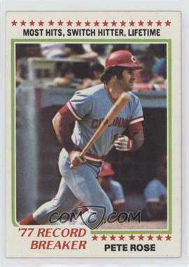 1978 Topps - [Base] #5 - Record Breaker - Pete Rose