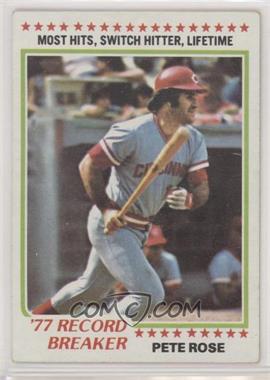 1978 Topps - [Base] #5 - Record Breaker - Pete Rose [Good to VG‑EX]