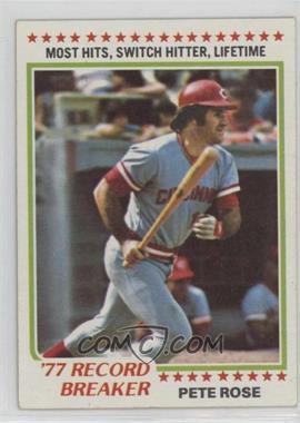 1978 Topps - [Base] #5 - Record Breaker - Pete Rose