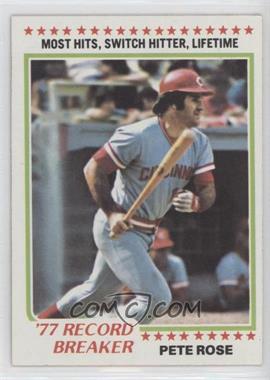 1978 Topps - [Base] #5 - Record Breaker - Pete Rose