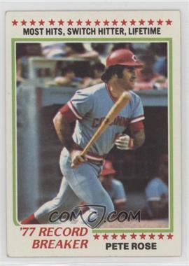 1978 Topps - [Base] #5 - Record Breaker - Pete Rose