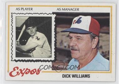 1978 Topps - [Base] #522 - Dick Williams