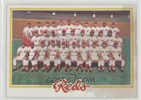 Team Checklist - Cincinnati Reds Team [Poor to Fair]