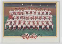 Team Checklist - Cincinnati Reds Team