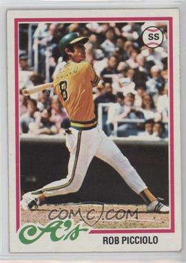 1978 Topps - [Base] #528 - Rob Picciolo [Noted]