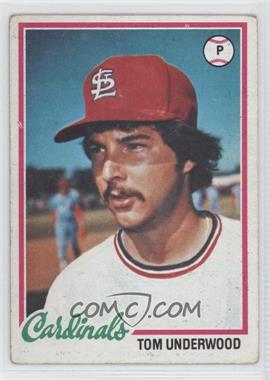 1978 Topps - [Base] #531 - Tom Underwood [Good to VG‑EX]