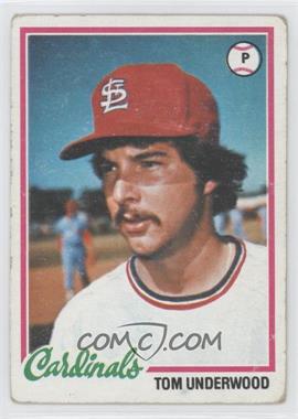 1978 Topps - [Base] #531 - Tom Underwood [Good to VG‑EX]