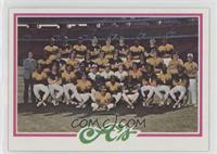 Team Checklist - Oakland Athletics Team