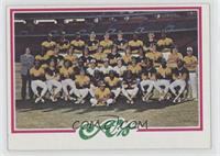 Team Checklist - Oakland Athletics Team