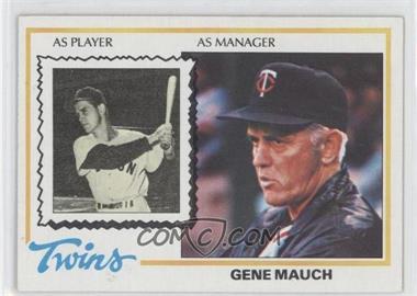 1978 Topps - [Base] #601 - Gene Mauch
