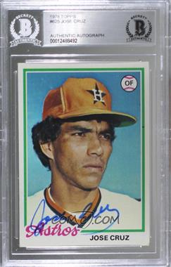 1978 Topps - [Base] #625 - Jose Cruz [BAS Authentic]