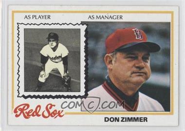 1978 Topps - [Base] #63 - Don Zimmer
