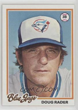 1978 Topps - [Base] #651 - Doug Rader