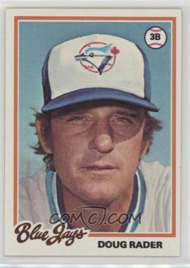 1978 Topps - [Base] #651 - Doug Rader